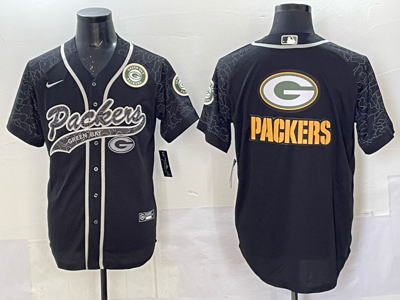 Men Green Bay Packers #1 Parsons blank black Nike NFL 2025 jersey 03